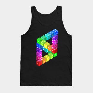 3D Dice Tank Top